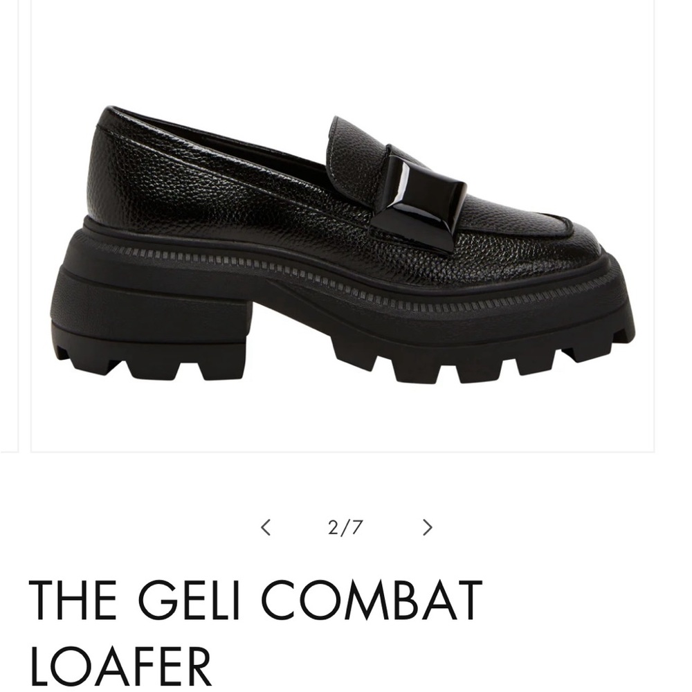 Katy Perry Combat Loafers.Size 8.Very good condition